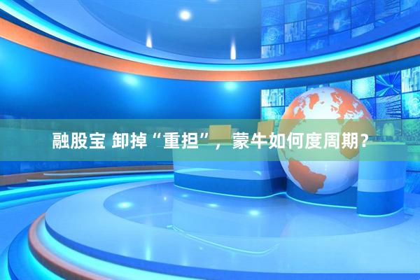 融股宝 卸掉“重担”，蒙牛如何度周期？